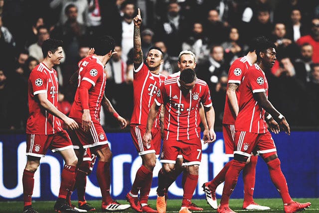 Bayern Munich avanza a cuartos tras eliminar a Besiktas