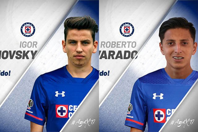 Lichnovsky y Alvarado nuevos refuerzos del Cruz Azul