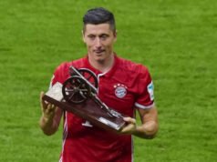 Robert Lewandowski fue nombrado hoy mejor artillero de la Bundesliga Robert Lewandowski fue nombrado hoy mejor artillero de la Bundesliga