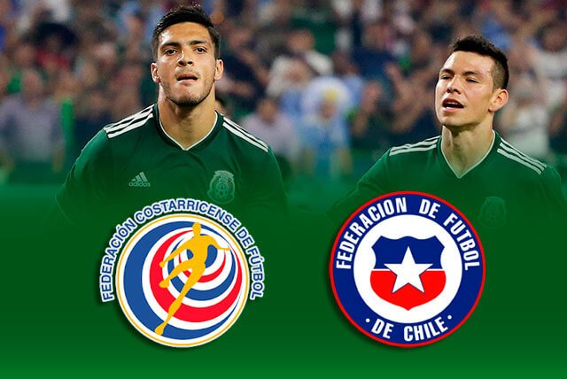 México jugará contra Chile y Costa Rica