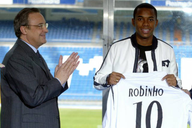 Robinho explica su salida del Real Madrid