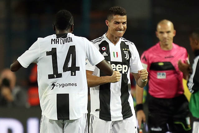 Con doblete de Cristiano Ronaldo Juventus venció a Empoli