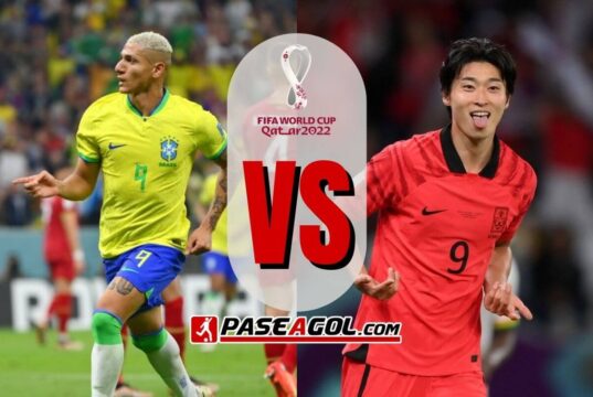 Brasil vs Corea del Sur en vivo Mundial Qatar 2022