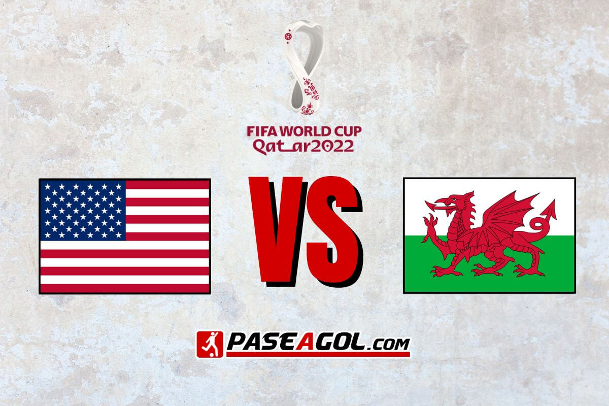 Estados Unidos vs Gales en vivo Mundial Qatar 2022