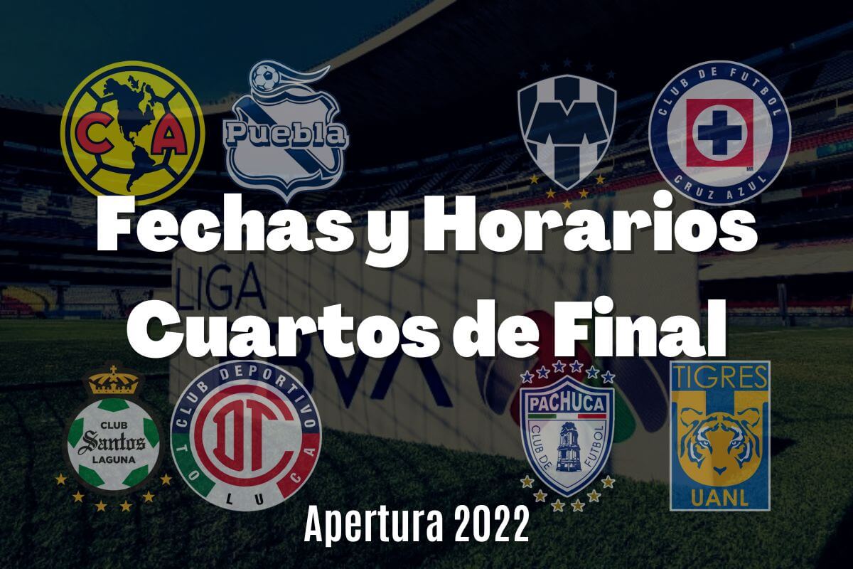 Fechas y Horarios Cuartos de Final Apertura 2022
