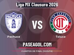 Pachuca vs Toluca: horario y transmisión de la Liguilla Clausura 2026 Pachuca vs Toluca - Cuartos de Final (Vuelta) - Liga MX Clausura 2026