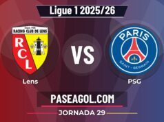 Lens vs PSG: horario, canal y previa de la Jornada 29 de la Ligue 1 2025/26 Lens vs PSG - Jornada 29 - Ligue 1 2025/26
