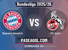 Bayern Munich vs FC Köln: horario, transmisión y claves de la Jornada 34 de la Bundesliga 2025/26 Bayern Munich vs FC Köln - Jornada 34 - Bundesliga 2025/26