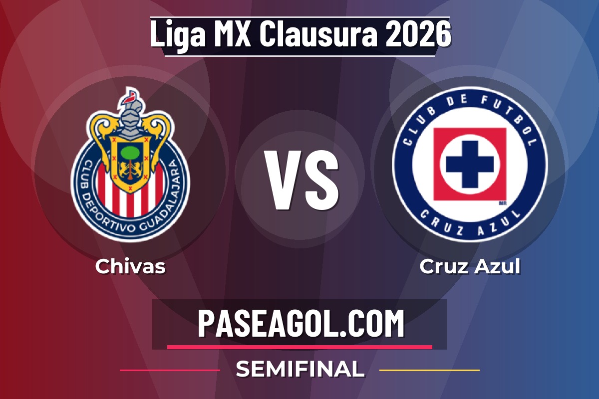 Chivas vs Cruz Azul Chivas vs Cruz Azul - Semifinal - Liga MX Clausura 2026