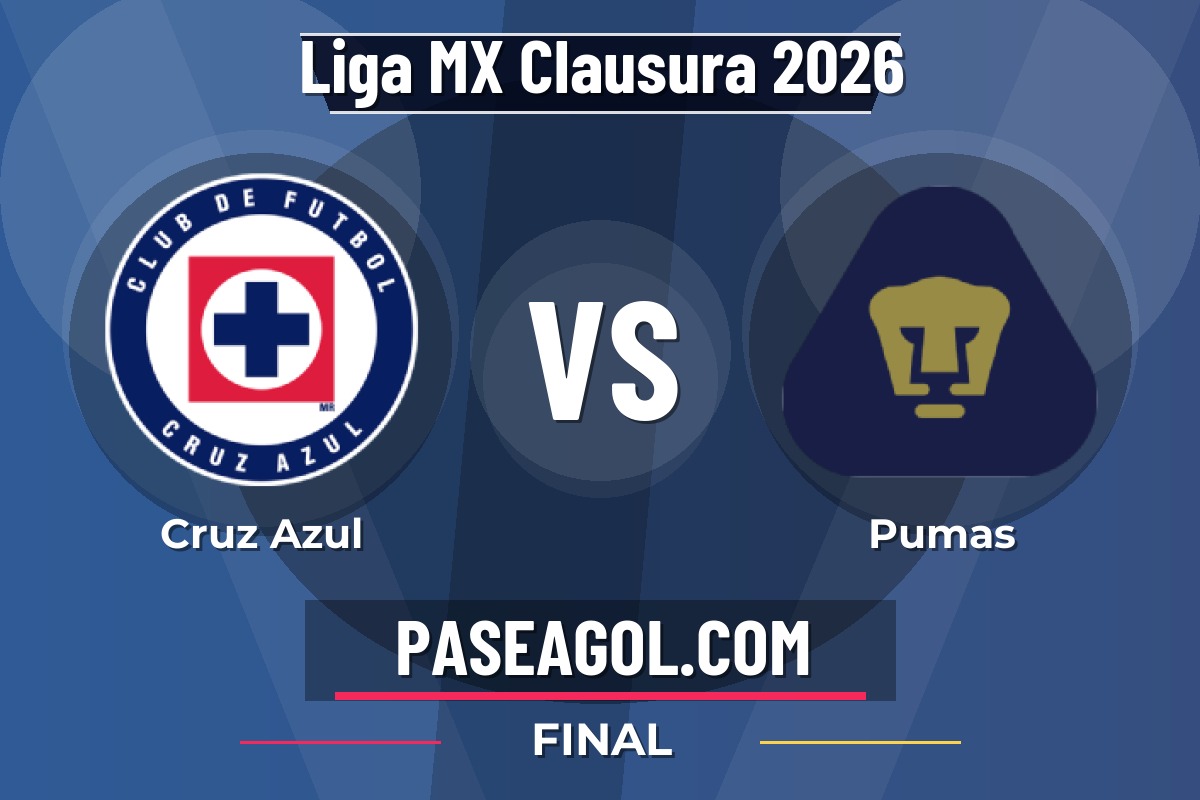 Cruz Azul vs Pumas Cruz Azul vs Pumas - Final - Liga MX Clausura 2026