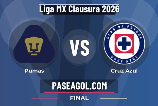 Pumas vs Cruz Azul: horario y transmisión de la Liguilla Clausura 2026 Pumas vs Cruz Azul - Final - Liga MX Clausura 2026