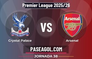 Crystal Palace vs Arsenal: dónde ver, horario y contexto de la Jornada 38 de la Premier League 2025/26 Crystal Palace vs Arsenal - Jornada 38 - Premier League 2025/26