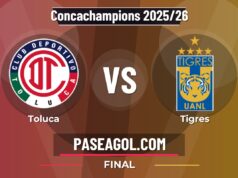 Toluca vs Tigres: horario, canal y previa de la final de Concachampions 2025/26 Toluca vs Tigres - Final - Concachampions 2025/26