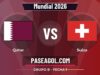 Qatar vs Suiza en vivo Mundial 2026, donde ver Qatar vs Suiza - Grupo B - Fecha 1 - Mundial 2026