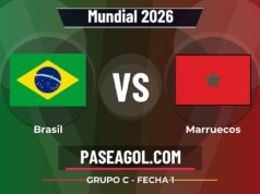 Brasil vs Marruecos en vivo Mundial 2026, donde ver Brasil vs Marruecos - Grupo C - Fecha 1 - Mundial 2026