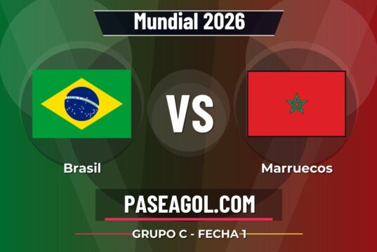 Brasil vs Marruecos en vivo Mundial 2026, donde ver Brasil vs Marruecos - Grupo C - Fecha 1 - Mundial 2026