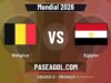 Bélgica vs Egipto en vivo Mundial 2026, donde ver Bélgica vs Egipto - Grupo G - Fecha 1 - Mundial 2026