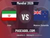 Irán vs Nueva Zelanda en vivo Mundial 2026, donde ver Irán vs Nueva Zelanda - Grupo G - Fecha 1 - Mundial 2026