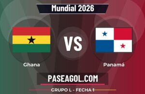 Ghana vs Panamá en vivo Mundial 2026, donde ver Ghana vs Panamá - Grupo L - Fecha 1 - Mundial 2026