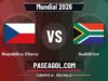 República Checa vs Sudáfrica en vivo Mundial 2026, donde ver República Checa vs Sudáfrica - Grupo A - Fecha 2 - Mundial 2026