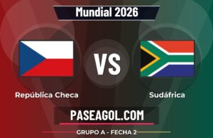 República Checa vs Sudáfrica en vivo Mundial 2026, donde ver República Checa vs Sudáfrica - Grupo A - Fecha 2 - Mundial 2026