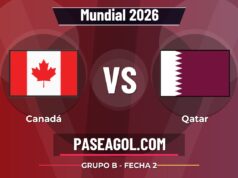 Canadá vs Qatar en vivo Mundial 2026, donde ver Canadá vs Qatar - Grupo B - Fecha 2 - Mundial 2026
