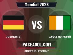 Alemania vs Costa de Marfil en vivo Mundial 2026, donde ver Alemania vs Costa de Marfil - Grupo E - Fecha 2 - Mundial 2026