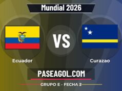 Ecuador vs Curazao en vivo Mundial 2026, donde ver Ecuador vs Curazao - Grupo E - Fecha 2 - Mundial 2026