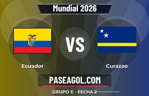 Ecuador vs Curazao en vivo Mundial 2026, donde ver Ecuador vs Curazao - Grupo E - Fecha 2 - Mundial 2026