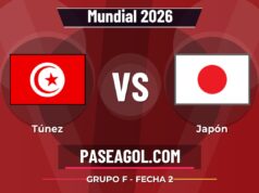 Túnez vs Japón en vivo Mundial 2026, donde ver Túnez vs Japón - Grupo F - Fecha 2 - Mundial 2026