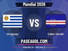 Uruguay vs Cabo Verde en vivo Mundial 2026, donde ver Uruguay vs Cabo Verde - Grupo H - Fecha 2 - Mundial 2026