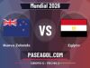 Nueva Zelanda vs Egipto en vivo Mundial 2026, donde ver Nueva Zelanda vs Egipto - Grupo G - Fecha 2 - Mundial 2026