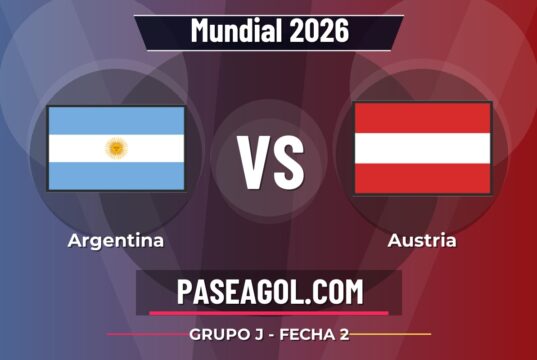 Argentina vs Austria en vivo Mundial 2026, donde ver Argentina vs Austria - Grupo J - Fecha 2 - Mundial 2026