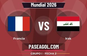 Francia vs Irak en vivo Mundial 2026, donde ver Francia vs Irak - Grupo I - Fecha 2 - Mundial 2026