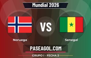 Noruega vs Senegal en vivo Mundial 2026, donde ver Noruega vs Senegal - Grupo I - Fecha 2 - Mundial 2026