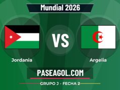 Jordania vs Argelia en vivo Mundial 2026, donde ver Jordania vs Argelia - Grupo J - Fecha 2 - Mundial 2026