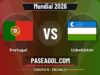 Portugal vs Uzbekistán en vivo Mundial 2026, donde ver Portugal vs Uzbekistán - Grupo K - Fecha 2 - Mundial 2026
