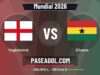 Inglaterra vs Ghana en vivo Mundial 2026, donde ver Inglaterra vs Ghana - Grupo L - Fecha 2 - Mundial 2026