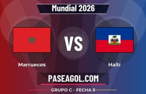 Marruecos vs Haití en vivo Mundial 2026, donde ver Marruecos vs Haití - Grupo C - Fecha 3 - Mundial 2026