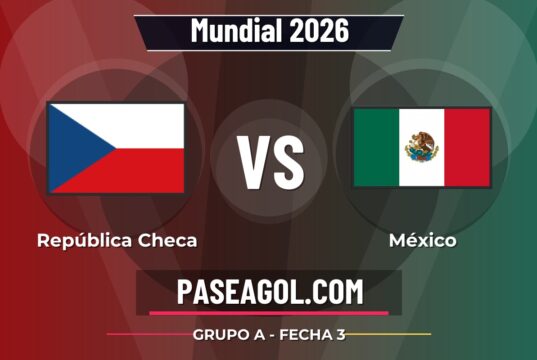 República Checa vs México en vivo Mundial 2026, donde ver República Checa vs México - Grupo A - Fecha 3 - Mundial 2026