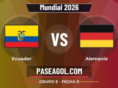 Ecuador vs Alemania en vivo Mundial 2026, donde ver Ecuador vs Alemania - Grupo E - Fecha 3 - Mundial 2026
