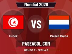 Túnez vs Países Bajos en vivo Mundial 2026, donde ver Túnez vs Países Bajos - Grupo F - Fecha 3 - Mundial 2026