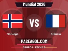 Noruega vs Francia en vivo Mundial 2026, donde ver Noruega vs Francia - Grupo I - Fecha 3 - Mundial 2026
