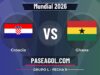 Croacia vs Ghana en vivo Mundial 2026, donde ver Croacia vs Ghana - Grupo L - Fecha 3 - Mundial 2026