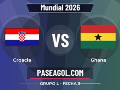 Croacia vs Ghana en vivo Mundial 2026, donde ver Croacia vs Ghana - Grupo L - Fecha 3 - Mundial 2026