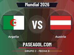 Argelia vs Austria en vivo Mundial 2026, donde ver Argelia vs Austria - Grupo J - Fecha 3 - Mundial 2026