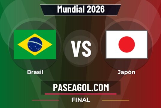 Brasil vs Japón en vivo Mundial 2026, donde ver Brasil vs Japón - Final - Mundial 2026