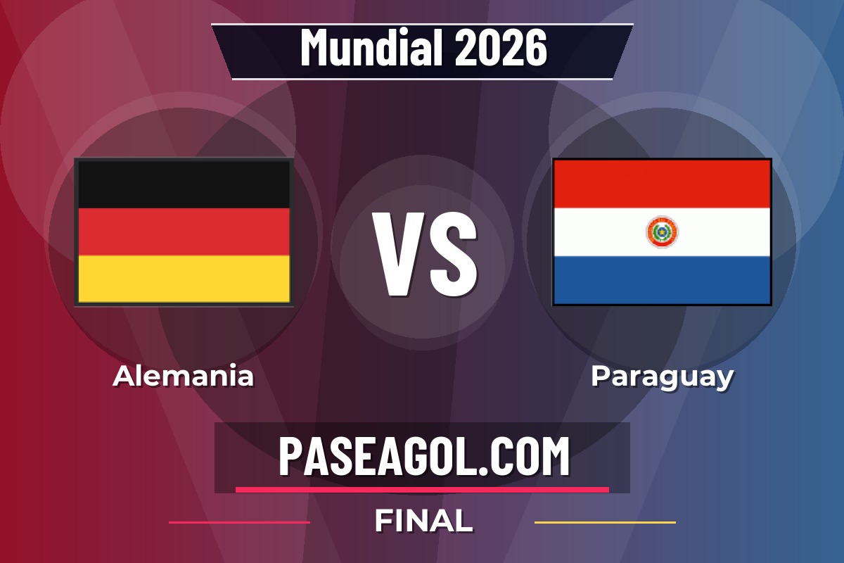 Alemania vs Paraguay Alemania vs Paraguay - Final - Mundial 2026