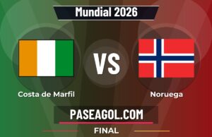 Costa de Marfil vs Noruega en vivo Mundial 2026, donde ver Costa de Marfil vs Noruega - Final - Mundial 2026