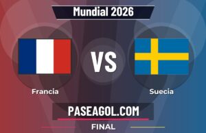 Francia vs Suecia en vivo Mundial 2026, donde ver Francia vs Suecia - Final - Mundial 2026